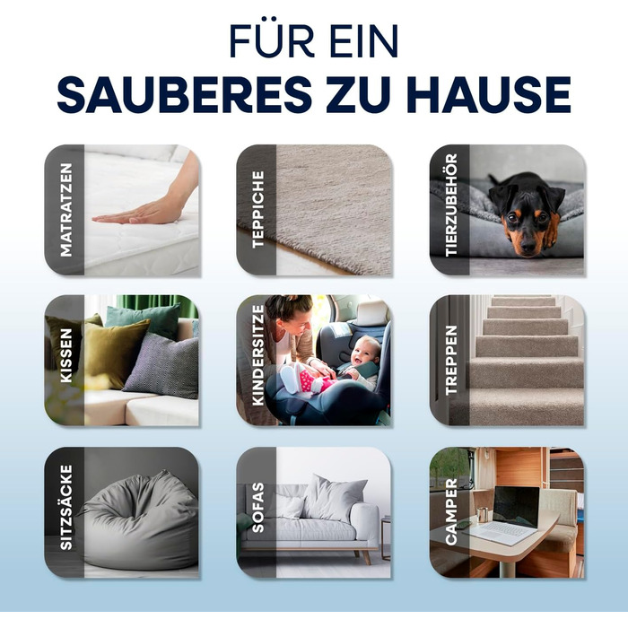 CLEANmaxx Професійний пароочисник для меблів та килимів Pro Steam | 3в1: для меблів, локальних забруднень, миття | Видаляє плями з килимів, авто, диванів тощо (Чорний, компактний 330W)