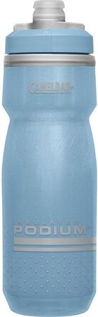 Camelbak Podium Ice Sport Water Bottle, Squeeze Bottle, for Running, Cycling, Hiking (Stone Blue, 710 ml)