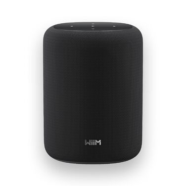 WiiM Sound Lite: Розумна колонка з Alexa, Wi-Fi 6E, Bluetooth 5.3, Hi-Res Audio (24-bit/192kHz), AI RoomFit, 100W, чорна