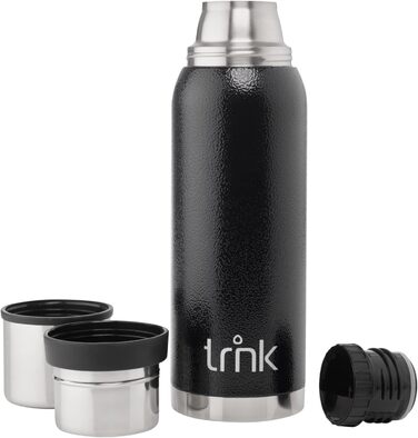 Термос TRNK Arktis 2 - 1200 мл, нержавіюча сталь, BPA-free, 32 години тепла, 2 стаканчики, для кухні