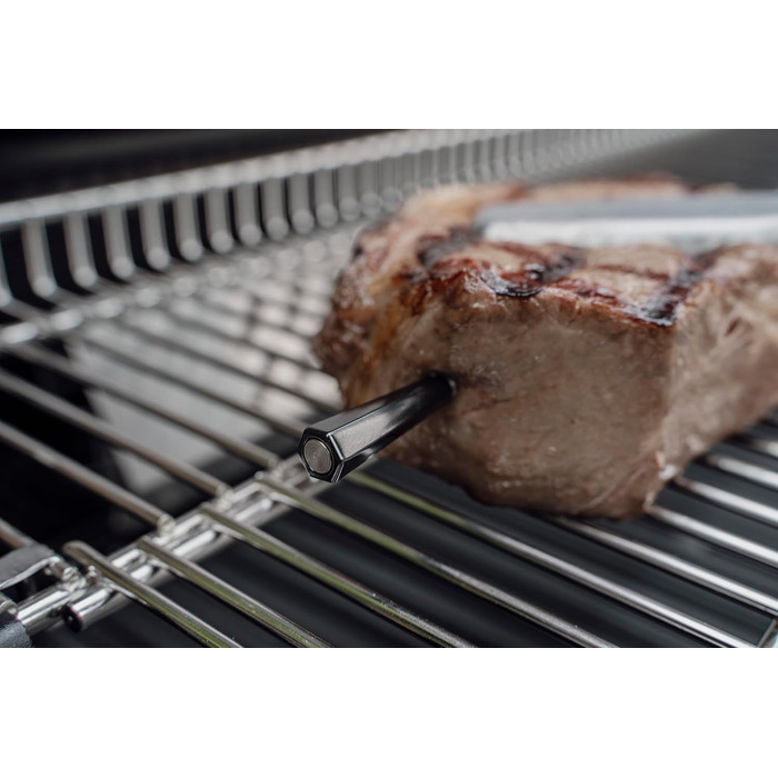 Беспроводний термометр для гриля Santos – Контроль через додаток (Android & iOS) – Дальність 100м – Подвійний датчик – До 300°C – Магнітне кріплення