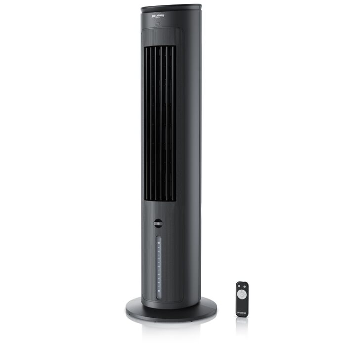 Мобільний вентилятор з водяним охолодженням Brandson - 5 в 1, тихий, 4.7л, чорний