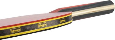 Набір для настільного тенісу Idena 40222 (12 предметів) – професійний, 4 ракетки, 8 м'ячів, якість 3 зірки, у футлярі