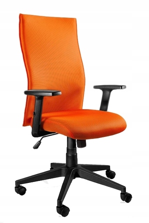 Ергономічне офісне крісло Black On Black Plus Orange Unique