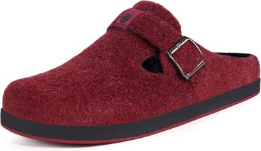 Тапочки халатні з фетру Gaatpot, зимові, теплі, для дому, чоловічі/жіночі, розмір 36-46 (43 EU), червоний A
