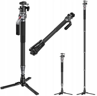 SmallRig 5564 — карбоновий фотомонопод із куляovouю головкою та підставкою