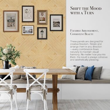 Акустичні настінні панелі Soon Global для звукоізоляції, декоративні звукопоглинаючі панелі, 121,9 x 81,3 см, колір Блакитно-зелений Аура (Harvest Cross)