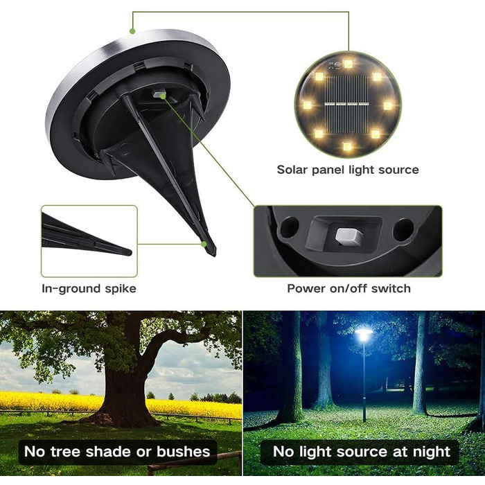Joomer Solar Ground Lights - Set of 12