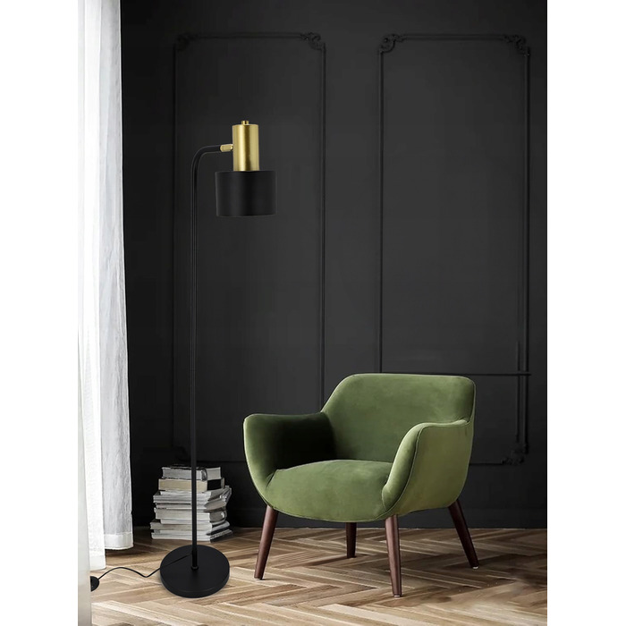 Підлогова смарт-лампа Smartled, чорно-жовта, E27, 40 Вт, 140 см