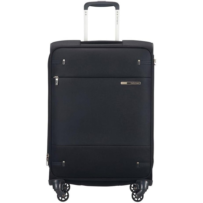 Валіза Samsonite Base Boost Spinner M, розширювана, 66 см, 67,5/73,5 л, чорна