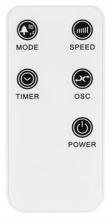 Колонний вентилятор TecVance Tower Fan, білий