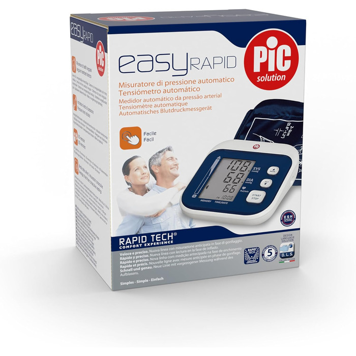 Тонометр Pic Solution EasyRAPID - вимірювач артеріального тиску, 1 шт.