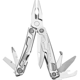 LEATHERMAN - Rev, compact multi-tool with package opener and screwdrivers, with nylon holster