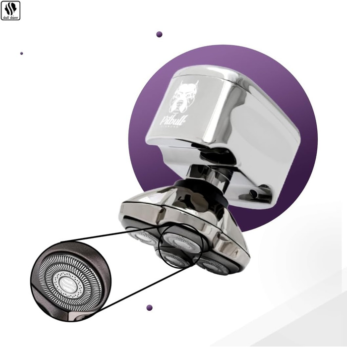Pitbull Diamond PRO - electric shaver with Baby Beast trimmer - waterproof, powerful, and stylish
