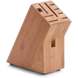Блок для ножів Zeller, бамбуковий, 22x9x22 см, бежевий, малий