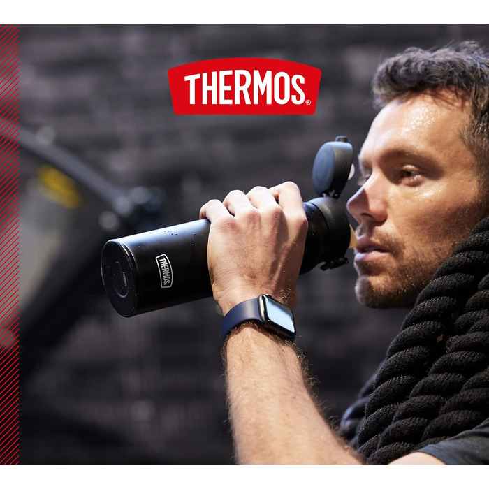 Термос Ultralight 0,75л, Charcoal Black, з нержавіючої сталі, Safe Flow кришка, 10 год гаряче / 20 год холодне, миється в посудомийній машині, BPA-free