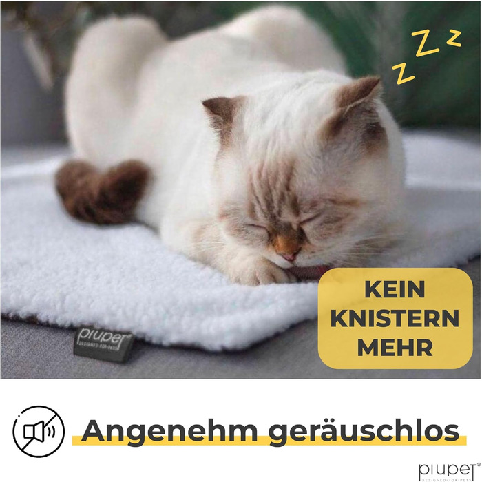 Самогріюча ковдра для собак PiuPet® 90x60 см: тепла, м'яка, без електрики, для собак та котів