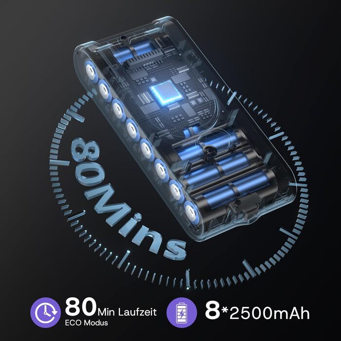 Бездротовий акумуляторний пилосос V16 600W з LED-дисплеєм та автоматичним режимом. Підходить для твердих підлог, килимів та видалення шерсті тварин.