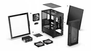 Корпус Endorfy Signum M30 ARGB Mini Tower, чорний