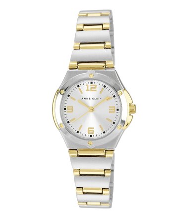 Жіночий годинник-браслет Anne Klein у сріблясто-золотому кольорі