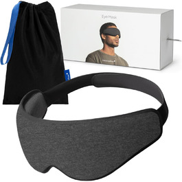 Ostrichpillow Маска для сну | Ергономічна 3D-маска | Ідеально підходить до обличчя | Блокує світло для повного затемнення | Для відпочинку та сну