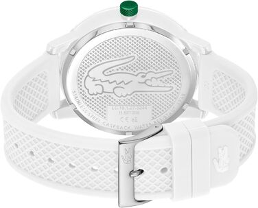 Годинник Lacoste LACOSTE.12.12 Hero чоловічий кварцовий з білим або зеленим силіконовим браслетом
