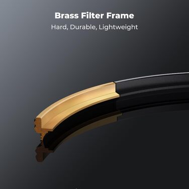 Фільтр K&F Concept 77mm Black Mist 1/4 з низьким відбиттям, оптичне скло з багатошаровим покриттям Nano-Xcel Pro