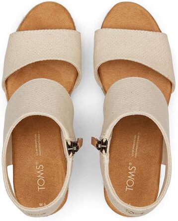 Босоніжки TOMS Majorca на платформі, натуральна шкіра, 42.5 EU