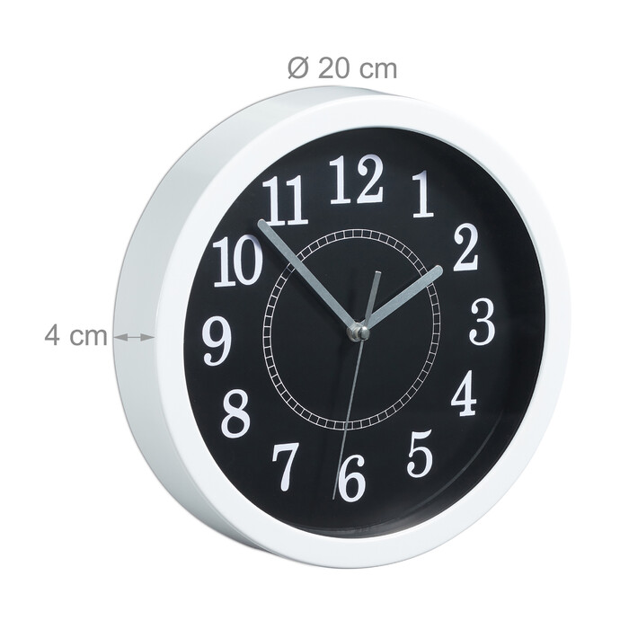 Relaxdays Round Wall Clock 20cm
