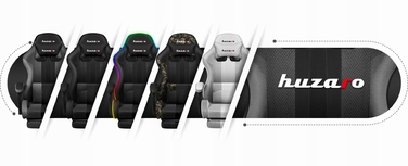Ігрове крісло Huzaro Force 4.7, тканина, сіре