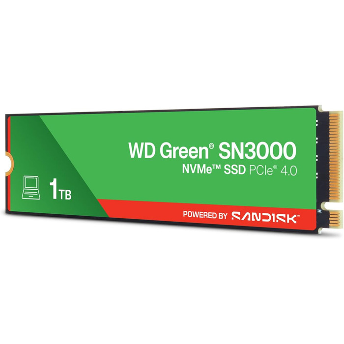 WD Green SN3000 NVMe SSD 1TB - Швидкий та надійний накопичувач