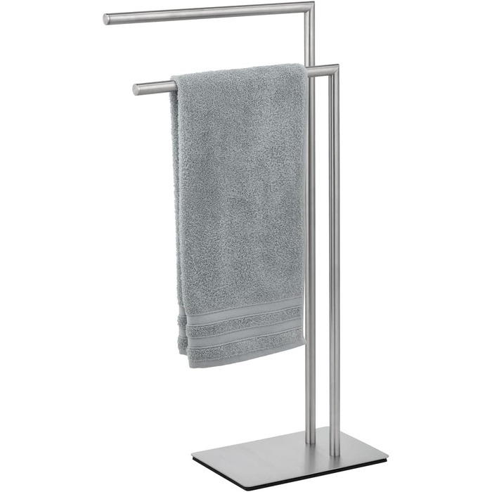 Підставка для рушників WENKO Recco, з нержавіючої сталі, вільна, з важкою основою, 48 x 80,5 x 20 см