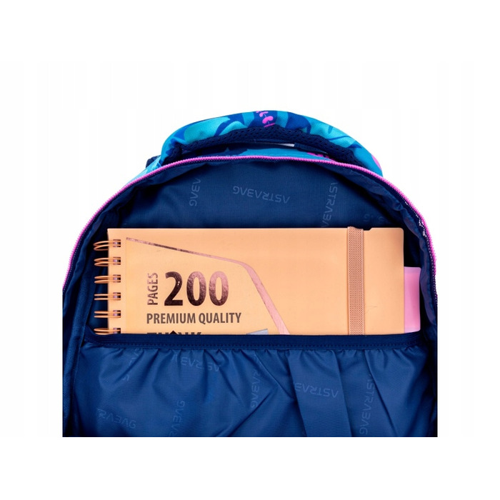 Багатофункціональний шкільний рюкзак AstraBag, синій багатоколірний, 20 л