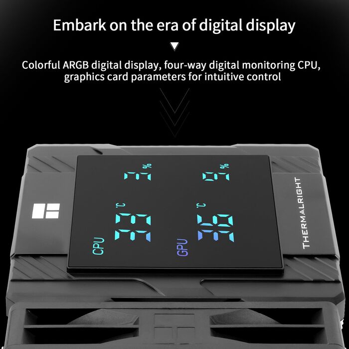 Thermalright Peerless Assassin 120 Digital - Кулер для CPU з подвійним радіатором та вентиляторами, підтримка AM4/AM5, Intel LGA1851/1700/115X/1200