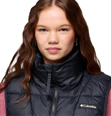 Жіноча жилетка Columbia Pike Lake 3, пухова жилетка-утеплювач, чорний колір, 1 шт.