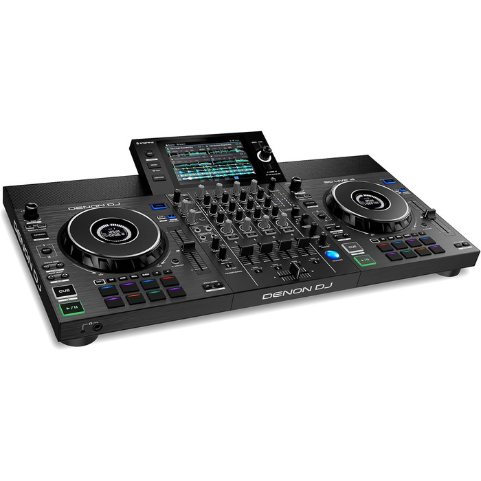 DJ контролер Denon DJ SC LIVE 4: 4 деки, Stem-розділення, Wi-Fi, вбудовані динаміки, сумісність з Serato DJ та Virtual DJ