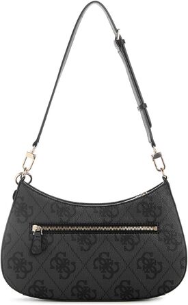 Сумка жіноча Guess Noelle II Top Zip Shoulder Bag Coal Logo - оригінал