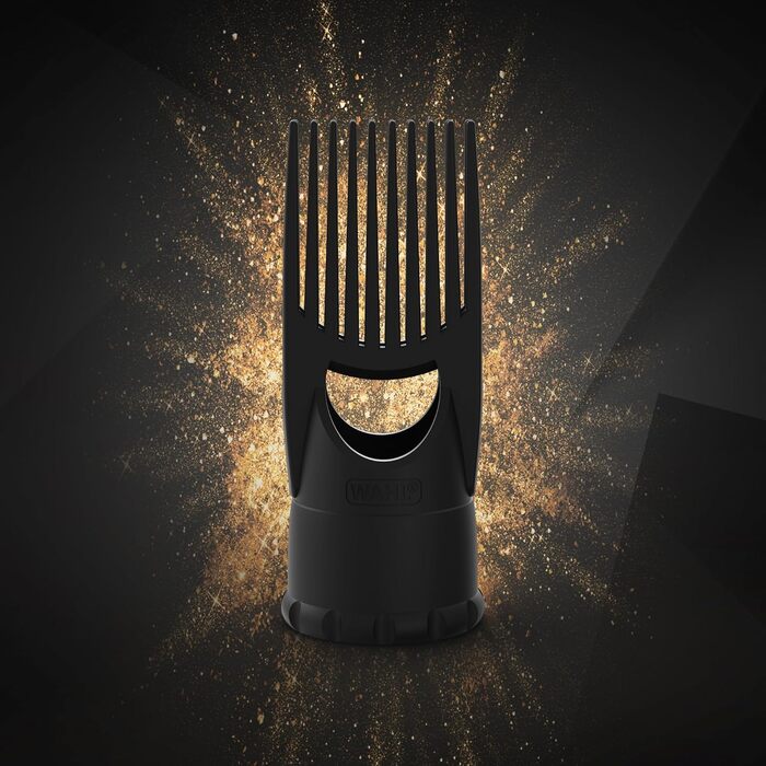 Фен для волосся WAHL PowerPik 5000 з насадкою-піком для афро-кучерявого волосся, 3 режими температури, антифриз-ефект