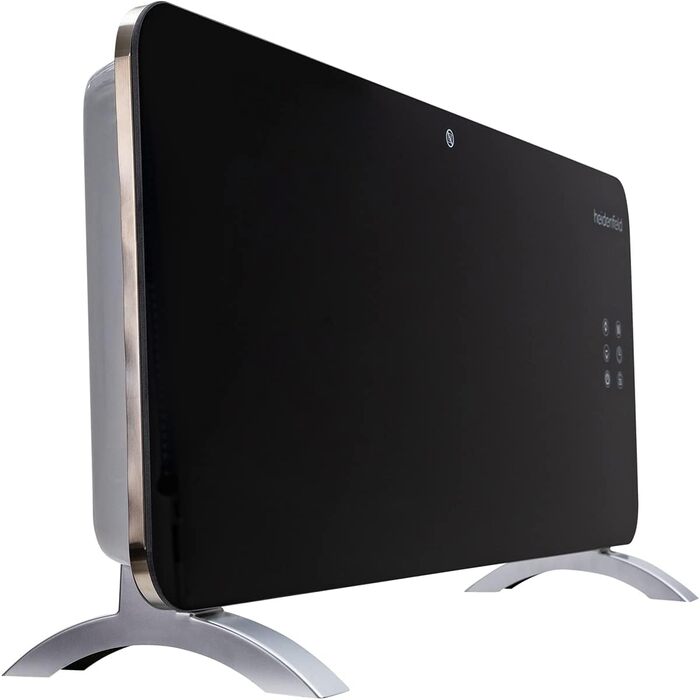 Конвектор опалення Heidenfeld GK200: скляний нагрівач 2000 Вт, гарантія 3 роки, до 40 м²