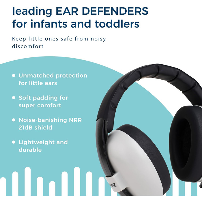 Banz Bubzee Захист вух для малюків сірого кольору