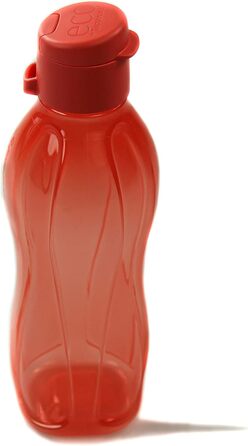 Tupperware To Go Eco 1000ml Eco Easy Flip Top Drinking Bottle EcoEasy XL 1 Liter (Pastel Orange)