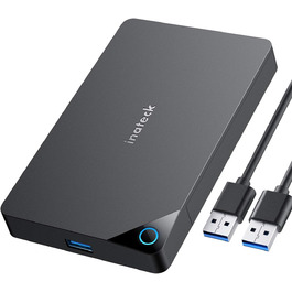 Корпус для жорсткого диска Inateck 3.5 USB 3.0: Зовнішній корпус HDD/SSD з підтримкою UASP та живленням 12V/2A (2.5/3.5 дюйми)