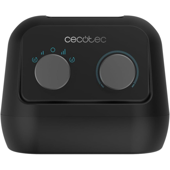 Керамічний обігрівач Cecotec Ready Warm 6100 Ceramic Rotate: обігрів до 20 м², 1500 Вт, регулювання температури, захист від перекидання, білий/чорний