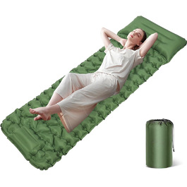 Саморозкладаючий килимок для кемпінгу TVWVT: легкий, з помпою, для подорожей та рюкзака