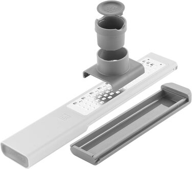Терка дрібна ZWILLING Z-Cut мультифункціональна, нержавіюча сталь, сіра - для овочів та фруктів