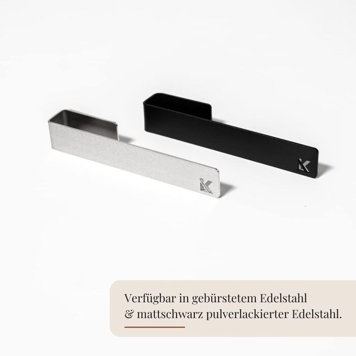 Магнітний тримач для рушників і ганчірок з нержавіючої сталі для кухні, органайзер для раковини без свердління, чорний