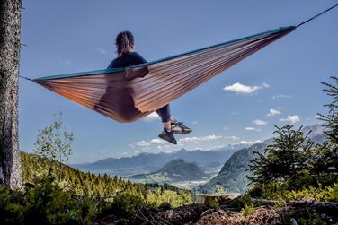 Гамак Amazonas Ultra-Light Silk Traveller XL: Легкий шовковий гамак для подорожей та гір, до 200 кг (295x150 см)