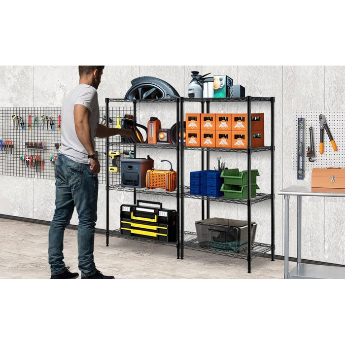 Nilpferd Metal Wire Shelving Unit
