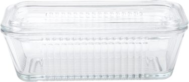 Multifunctional butter dish, one size, transparent