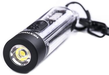 Брелок-ліхтарик LED NEXTORCH K40 Strobe, прозорий, до 700 лм, акумуляторний, різні режими